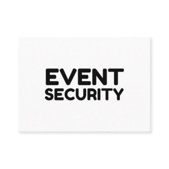 EVENT SECURITY