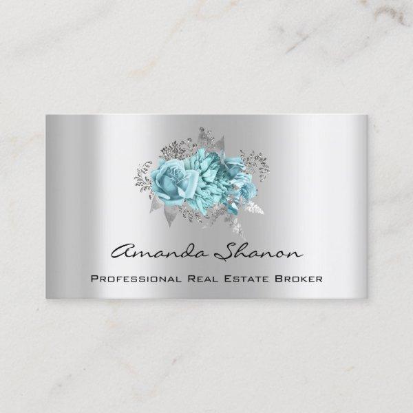 Event Wedding Planner Aqua Silver Logo QRCODE