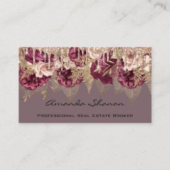 Event Wedding Planner Floral Rose Drip LogoQR Code