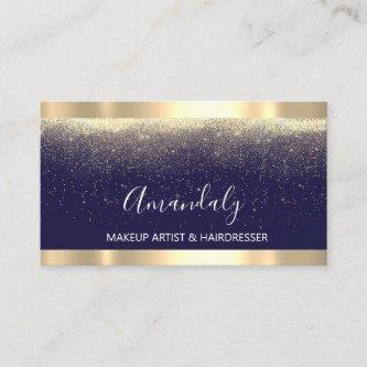 Event Wedding Planner Makeup Artist Navy Gold