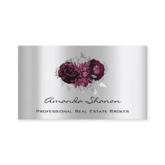 Event Wedding Planner Marsala Silver Logo QRCODE