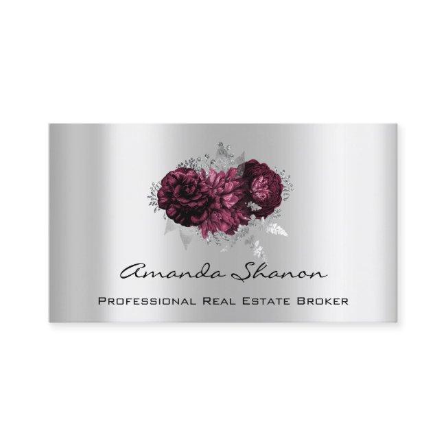 Event Wedding Planner Marsala Silver Logo QRCODE