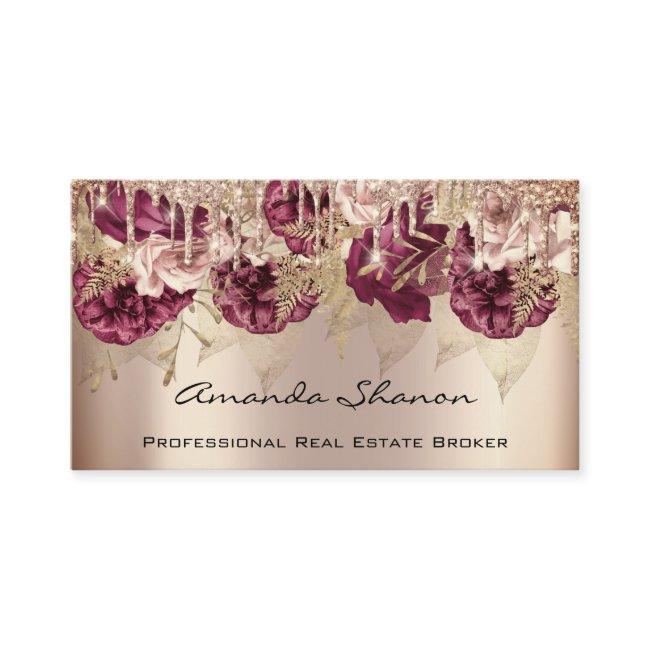 Event Wedding Planner Roses Drips Logo QR CODE