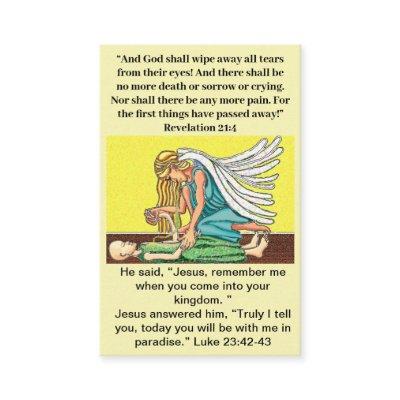 Everlasting Life prayer Card