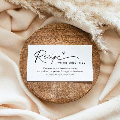EVERLEIGH Recipe Insert Card