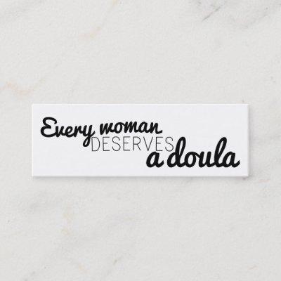 Every woman deserves a doula