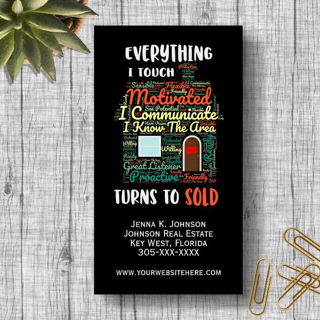 Everything I Touch Turns To Sold Real Estate Magnet