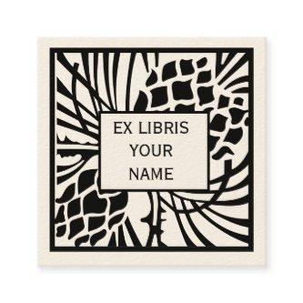 Ex Libris Bookplate Pine Square