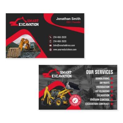 Excavating, Land clearing, Construction,Demolition