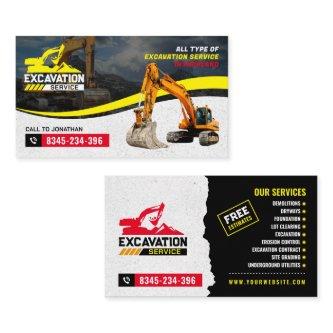 Excavating, mulching, land clearing, Construction