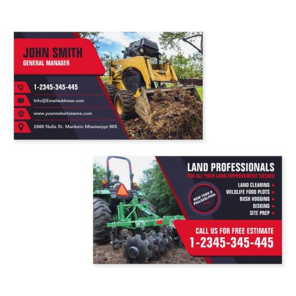 Excavating, mulching, land clearing, Tractor, Bush