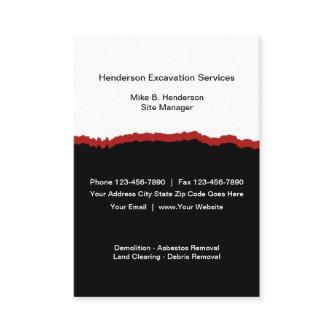 Excavation Services Modern Vertical