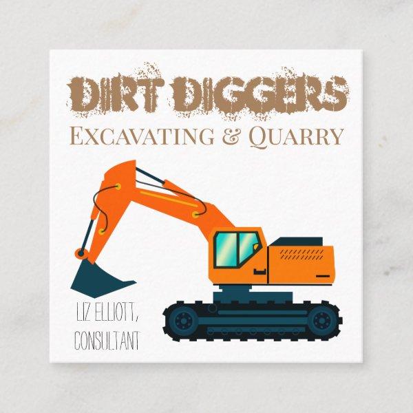 Excavator, Quarry, Contractor Square