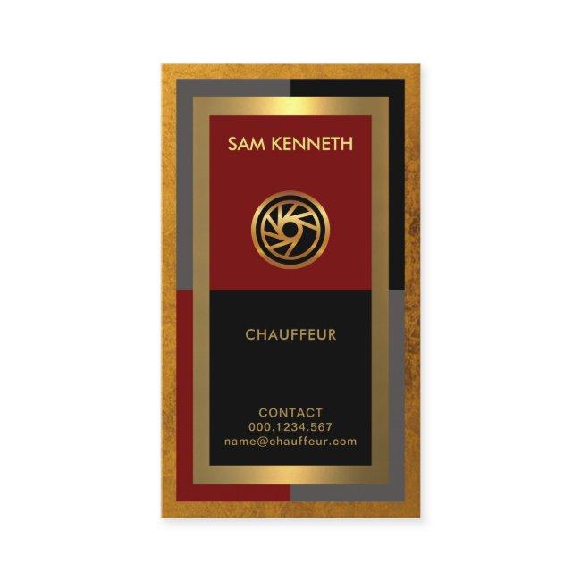 Exclusive Exquisite Gold Rectangles Chauffeur