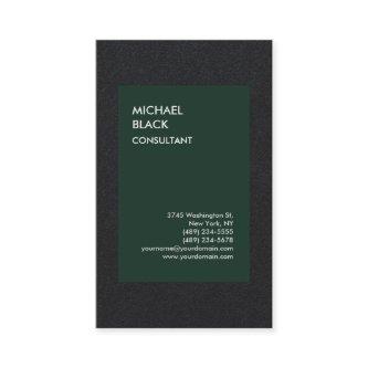 Exclusive Special Black Green Modern Minimalist