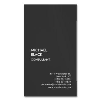 Exclusive Special Black Unique Modern Minimalist  Magnet