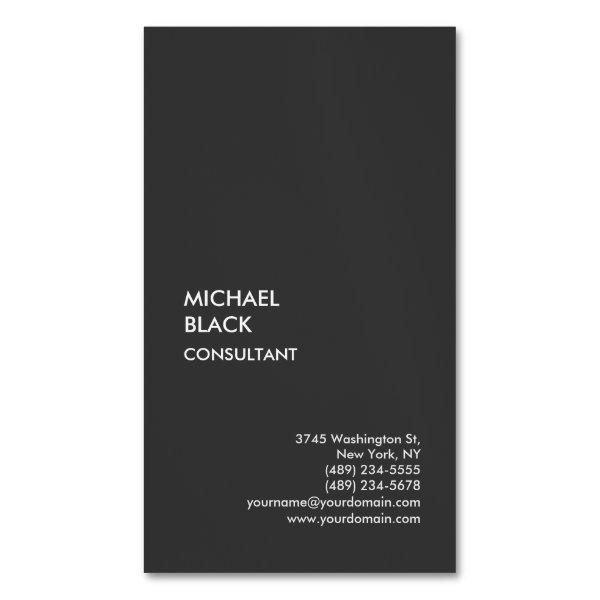 Exclusive Special Black Unique Modern Minimalist  Magnet