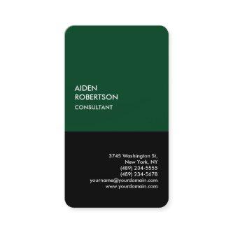 Exclusive Special Forest Green Black Modern Unique