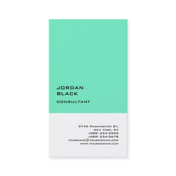 Exclusive Special Green Blue White Unique Modern