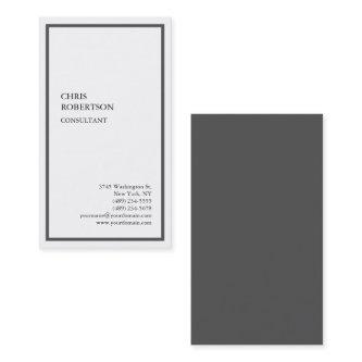 Exclusive Special Grey Border White Modern Unique
