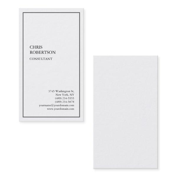 Exclusive Special Grey Border White Modern Unique