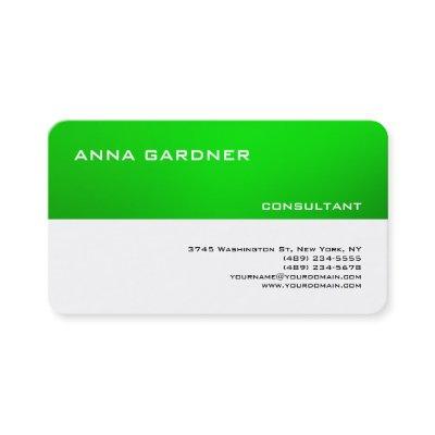 Exclusive Trend White Green Stripe Creative Modern
