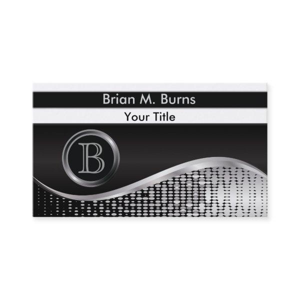 Executive Black and Silver |  Monogram