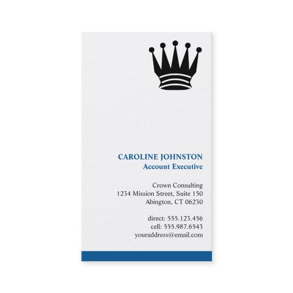 Executive blue stripe custom logo professional