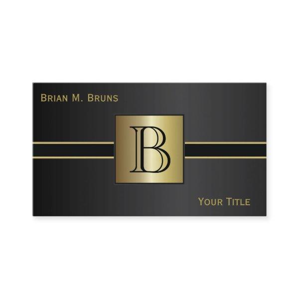 Executive Classic Black Monogram