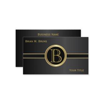 Executive Classic Black Monogram