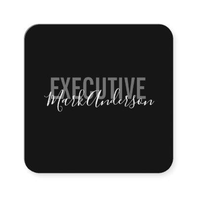 Executive | Signature Series (Black) Square