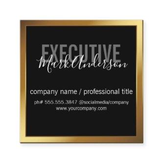 Executive | Signature Series | Gold Border Square
