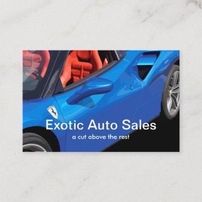 Exotic Car Dealer Sports Car