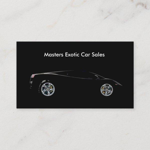 Exotic Car Sales Showroom