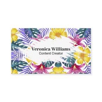 Exotic Jungle Foliage Pattern