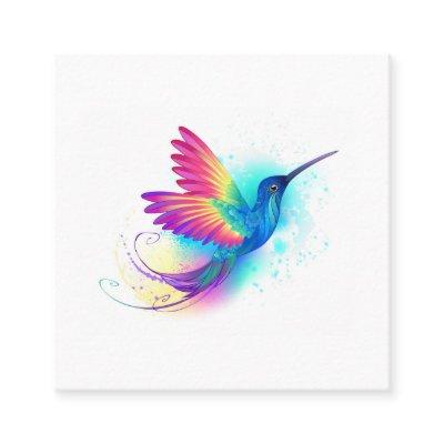 Exotic Rainbow Hummingbird Calling Card
