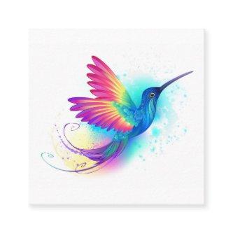Exotic Rainbow Hummingbird Square