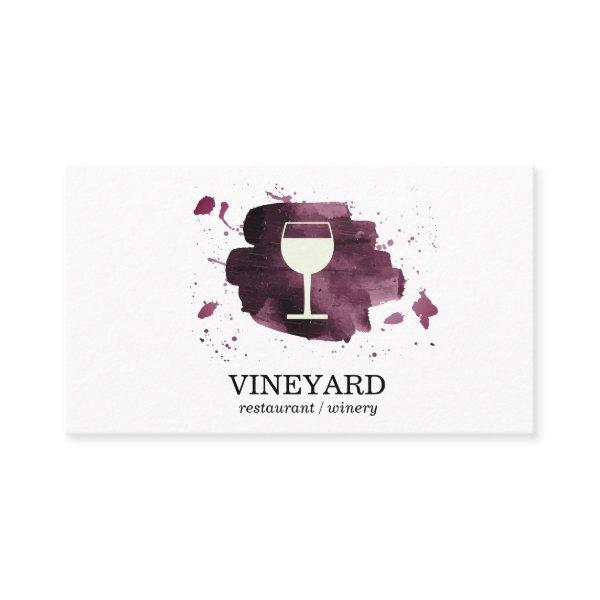 Expressive Brushed Wine Glass icon Line Art