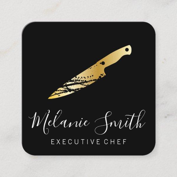 Expressive Gold Knife (Executive) Square