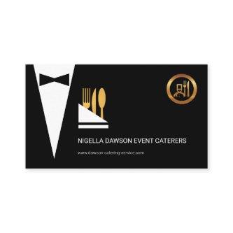 Exquisite Elegant Black Tuxedo Waiter Caterer
