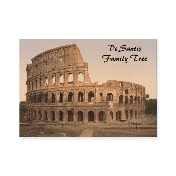 Exterior of the Colosseum, Rome, Italy