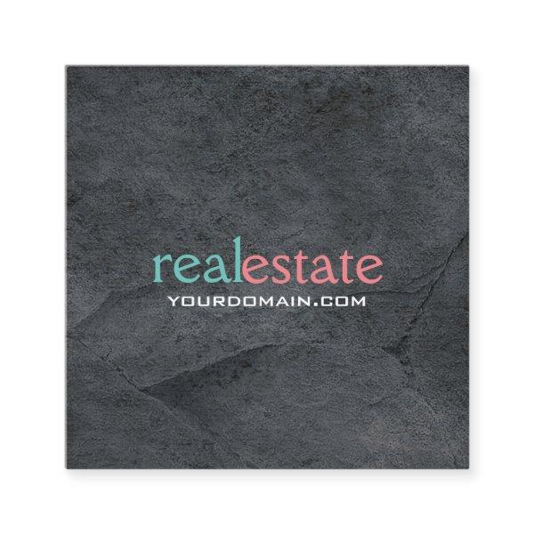 Extraordinary Grey Modern Style Real Estate Agent Square