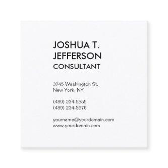 Extraordinary Size Black White Modern Stylish Square