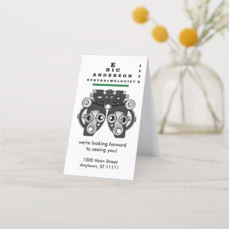 Eye Care Specialist Phoropter Appointment Card