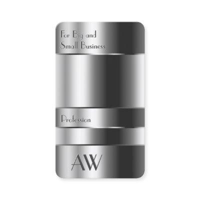 Eye Catching Aluminium Silver Box with Monogram