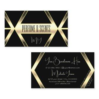 Eye Catching Black and Light Golden with Monogram