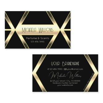 Eye Catching Black Light Golden Geometric Stylish