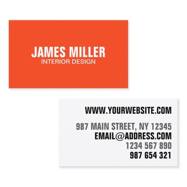 Eye Catching Modern Orange Bright Bold Trendy