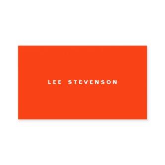 Eye Catching Modern Orange Minimalistic