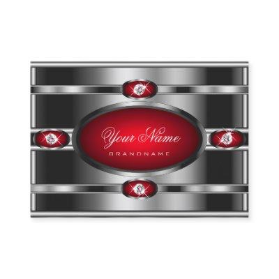 Eye Catching Silver Effect and Red Gradient Colors
